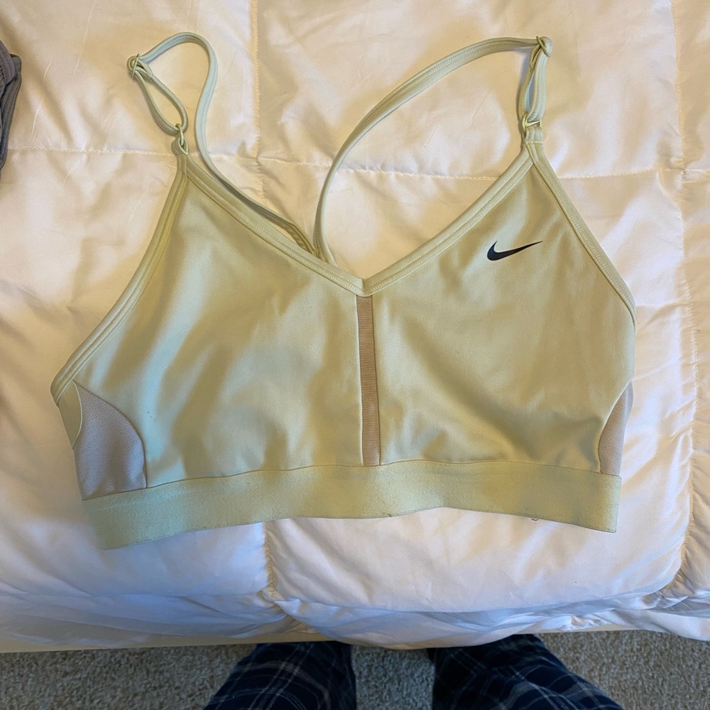 NIKE light green sports bra